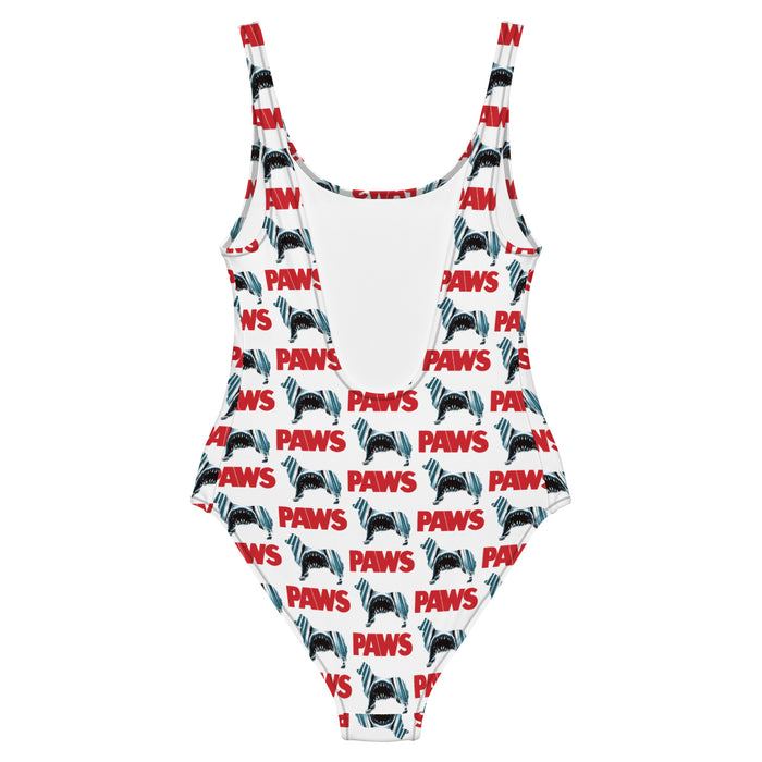 "PAWS" One-Piece Swimsuit