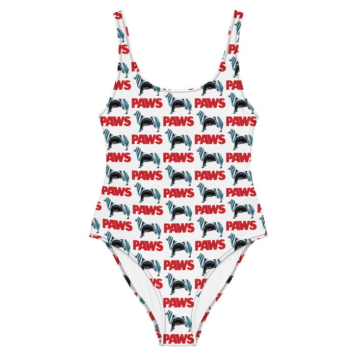 "PAWS" One-Piece Swimsuit