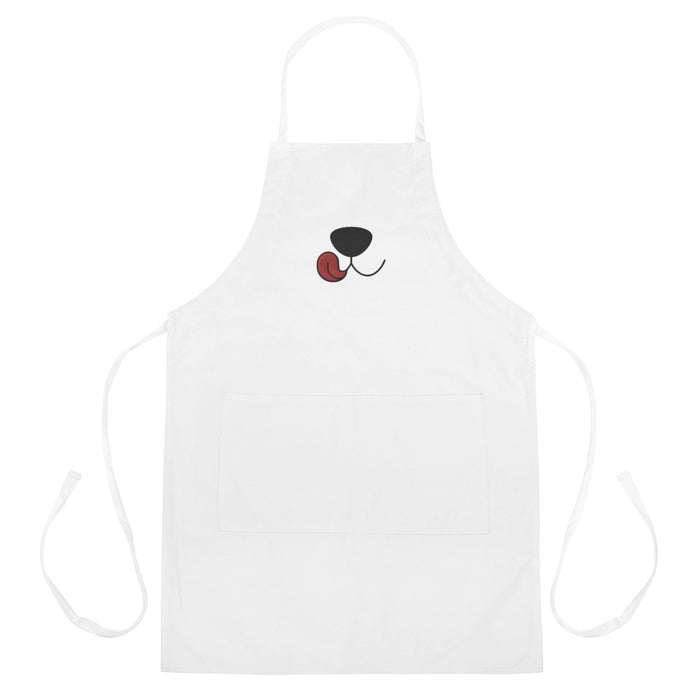 Happy Dog Embroidered Apron