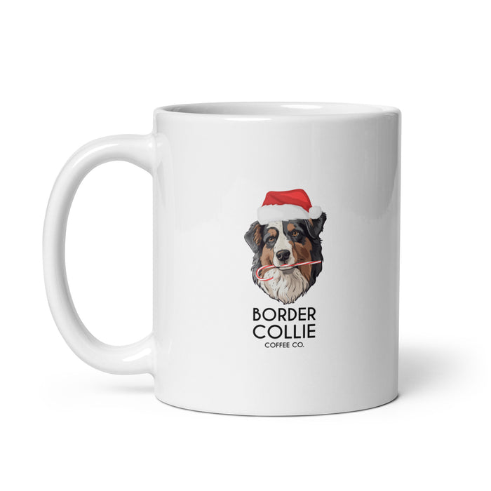 Santa's Border Collie Mug